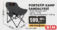 NORTH PACİFİC PORTATİF KAMP SANDALYESİ NORTH PACİFİC PORTATİF KAMP SANDALYESİ